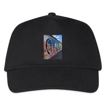 Street art. Berlin Wall - Kids’ Baseball Cap - black - Front
