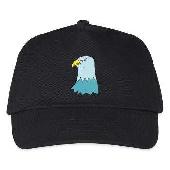 Eagle Turquoise - Kids’ Baseball Cap - black - Front