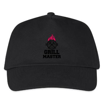 grill master - Kinder Basecap - Schwarz - Vorne