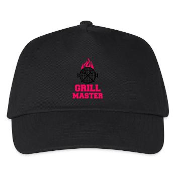 grill master - Kinder Basecap - Schwarz - Vorne