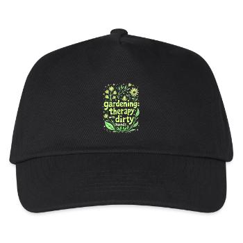 GARDENING: THERAPY WITH DIRTY HANDS - Kids’ Baseball Cap - black - Front