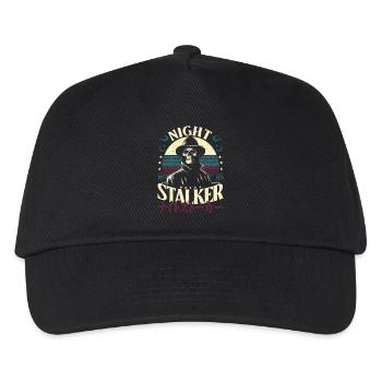 Night Stalker 1985 Crâne rétro & lettres japonaises - Casquette de baseball Enfant - noir - Devant