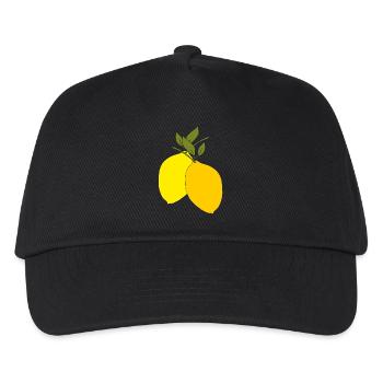 Citrons Double - Casquette de baseball Enfant - noir - Devant