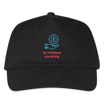 The key to success - Kids’ Baseball Cap - black - Front