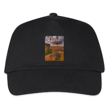 Futuristic City Balloon Ride Futuristic City - Kids’ Baseball Cap - black - Front