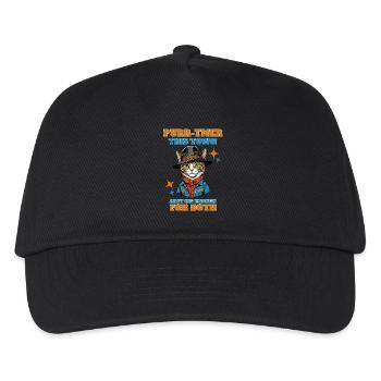 Cette ville n’est pas assez grande pour les deux - Casquette de baseball Enfant - noir - Devant