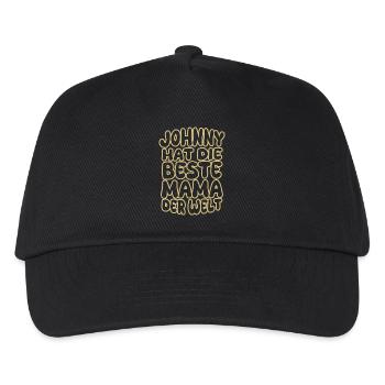 Spruch Johnny - Kinder Basecap - Schwarz - Vorne