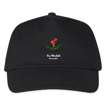 The moon calf in the UFO in white - Kids’ Baseball Cap - black - Front