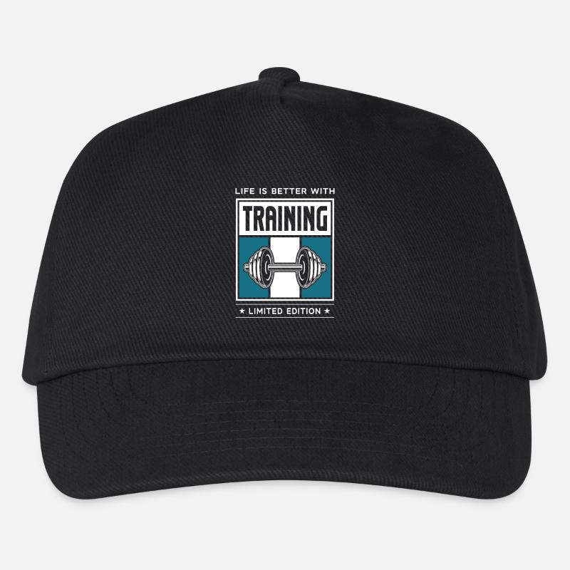 Training - Kinder Basecap - Schwarz