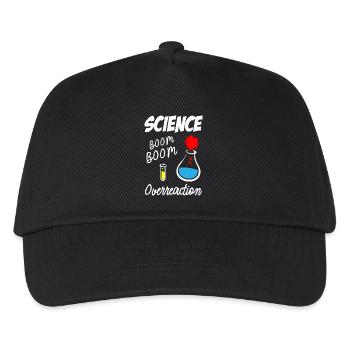 Science Overreaction - Kinder Basecap - Schwarz - Vorne