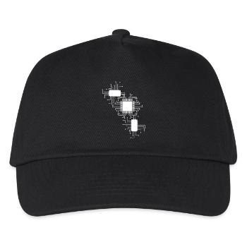 Circuit Net Art - Kids’ Baseball Cap - black - Front