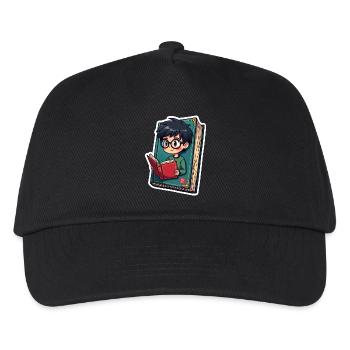 LIVRE NERD - Casquette de baseball Enfant - noir - Devant