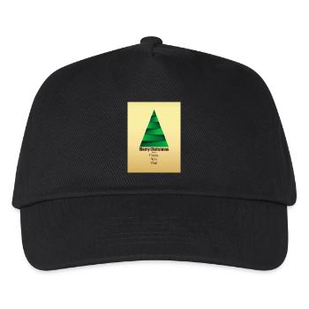 Arbre de Noël abstrait moderne Abstrait moderne - Casquette de baseball Enfant - noir - Devant