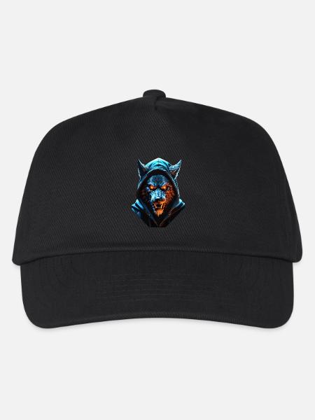 Hooded Werwolf - Kinder Basecap - Schwarz