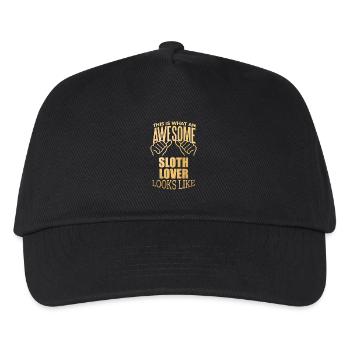 Sloth Sloth Sloth - Kids’ Baseball Cap - black - Front