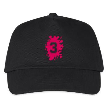 blob 3 - Kids’ Baseball Cap - black - Front