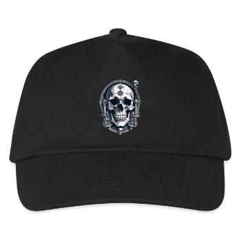 Skull - Kinder Basecap - Schwarz - Vorne
