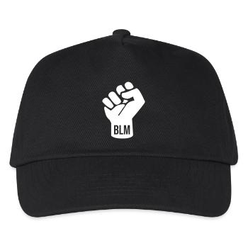 Black Lives Matter Fist - Kinder Basecap - Schwarz - Vorne