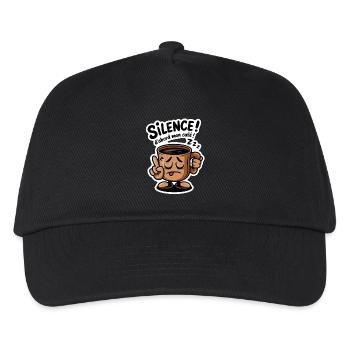 Be quiet! First My Coffee - Humor - Kids’ Baseball Cap - black - Front