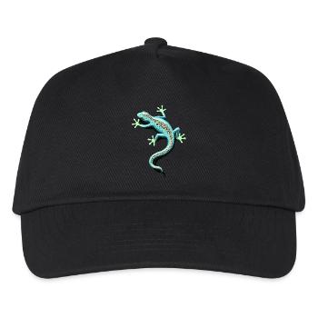 spotted gecko - Kids’ Baseball Cap - black - Front