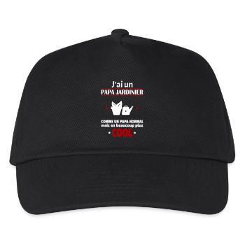 J'ai un papa jardinier, cadeau naissance,jardinage - Casquette de baseball Enfant - noir - Devant