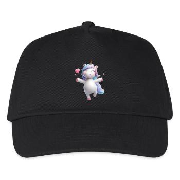 Unicorn 1 - Kids’ Baseball Cap - black - Front