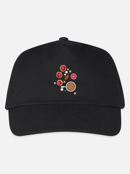 Hygge Herbst Gefühle Geschenk - Kinder Basecap - Schwarz