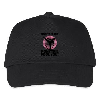 Fighting spirit with style - Kids’ Baseball Cap - black - Front