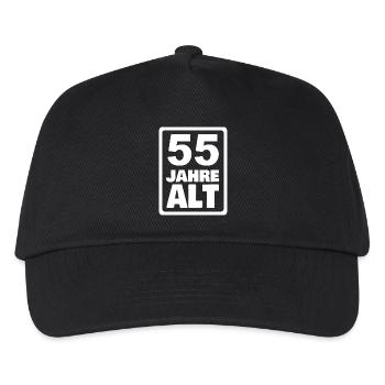 55 - Kids’ Baseball Cap - black - Front
