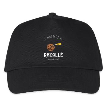 I can't I glued back a broken biscuit - humor - Kids’ Baseball Cap - black - Front