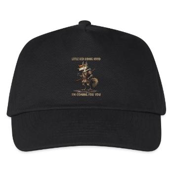 Little Red Riding Hood - I'm coming for you - Kids’ Baseball Cap - black - Front