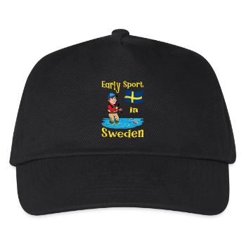 Exercice tôt le matin en Suède - Casquette de baseball Enfant - noir - Devant