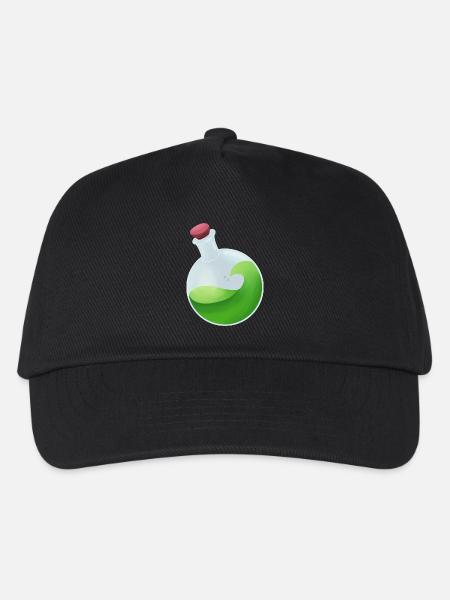 Grüner Zaubertrank - Kinder Basecap - Schwarz