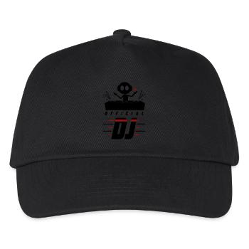 Dj Turntables Festival - Kids’ Baseball Cap - black - Front