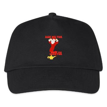 Der Weihnachtsmann ist ein Genie - Kinder Basecap - Schwarz - Vorne