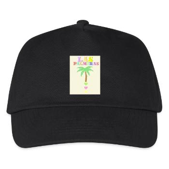Pastel palm - Kids’ Baseball Cap - black - Front