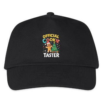 Official Cookie Button - Kids’ Baseball Cap - black - Front