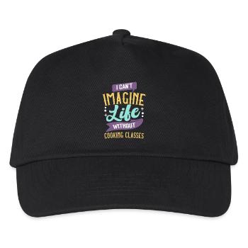 Je ne peux pas imaginer la vie sans cours de cuisine - Casquette de baseball Enfant - noir - Devant