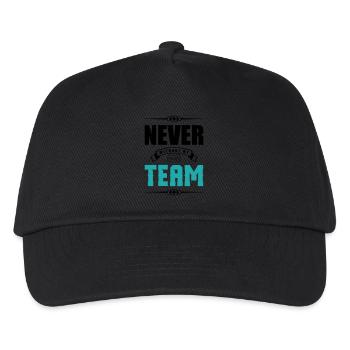 never without my team 2 - Kids’ Baseball Cap - black - Front