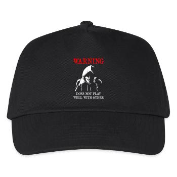 Does Not Play Well With Other Anonymous - Kinder Basecap - Schwarz - Vorne