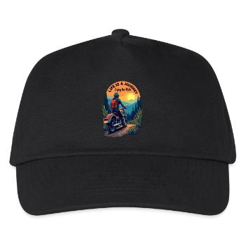 Enjoy The Ride - Kids’ Baseball Cap - black - Front