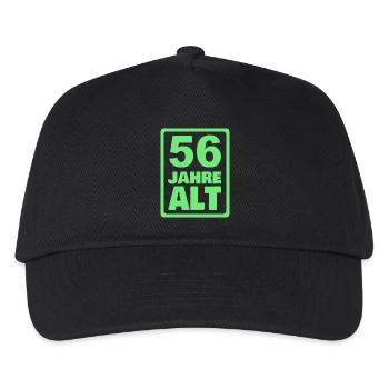 56 - Kids’ Baseball Cap - black - Front