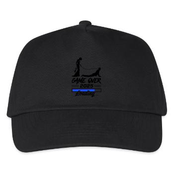 Hochzeit Loading 2025 Game Over - Kinder Basecap - Schwarz - Vorne