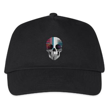 Funky Skull - Kids’ Baseball Cap - black - Front