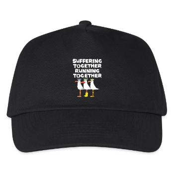 Course à pied Souffrance Jogging Course à pied en groupe Cadeau de remise en forme - Casquette de baseball Enfant - noir - Devant