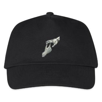 Mains - Casquette de baseball Enfant - noir - Devant