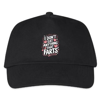 Vegetarian Vegan Veggie Vegetarian - Kids’ Baseball Cap - black - Front