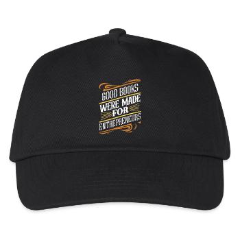 Good Books Were Made For Entrepreneurs - Kids’ Baseball Cap - black - Front