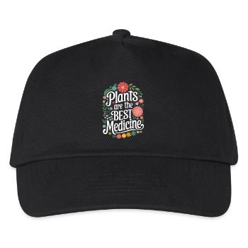 Vegetarian Vegan Veggie Vegetarian - Kids’ Baseball Cap - black - Front