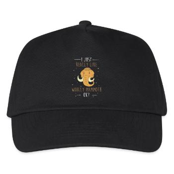 Mammoth - Kids’ Baseball Cap - black - Front